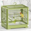 Parrot Bird Cage with Hook and Slide Out Tray, Home Use Cage Bird House for Parakeet,.