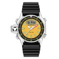 SANDA 3008 Multifunctional Men Outdoor Sports Noctilucent 50m Waterproof Digital Wrist Watch. 
