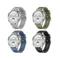 【Hengli jewelry story】(New) nylon silicone leather watch band for Huawei Watch GT4 46mm. 
