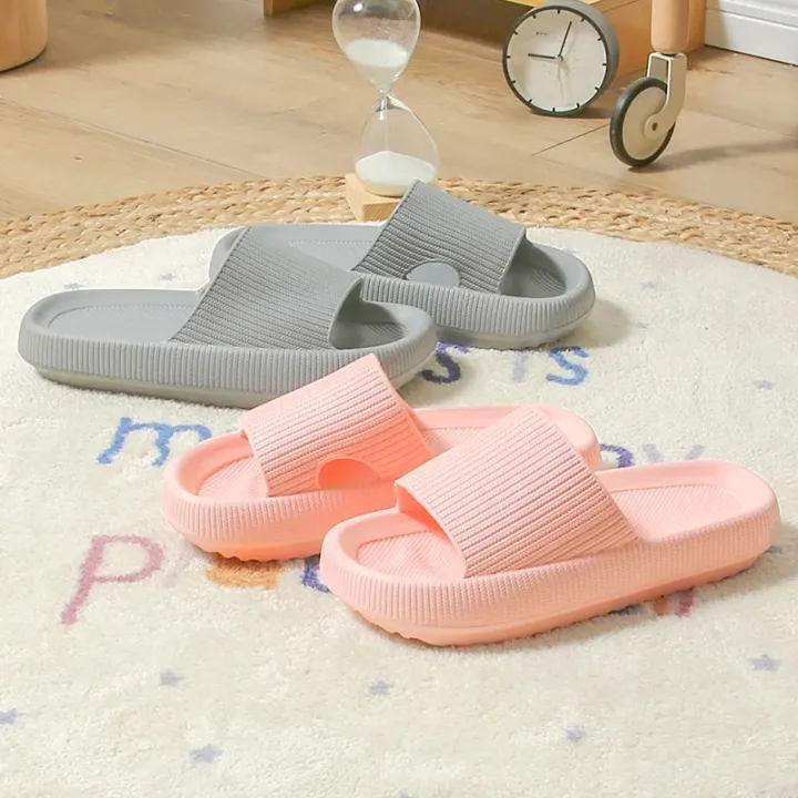 Thick%20Bottom%20Cloud%20Slippers%20Men%20Women%20Non-Slip%20Bathroom%20Home%20Flip-Flops%20Soft%20Sole%20Eva%20Indoor%20Sandal%20Summer%20Beach%20Outdoor%20Slides%20-%20Image%203