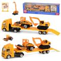 【Hey my home】4pcs/set 1:64 Mini Inertia Taxiing Trailer Car Vehicle Model Vehicle Fighting Car For Children Boy. 