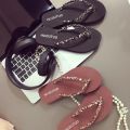 Flip Flops Women Summer Outside Flat Bottomed Beach Shoes Sandals Shoes for Women Slippers Slipper Sandal Low (1cm-3cm) EVA.