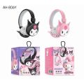 Kuromi Bluetooth Headphone Wireless Headsets Anime Cartoon Stereo Headset Earphones with Mic Fashion Hottie Y2k Kids Gift. 