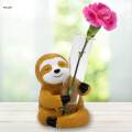 Sloth Statue Home Decor Flower Test Tube Vase Lightweight Creative Modern Resin Figurine for Housewarming Drawing Room Home Decorations. 