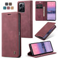 High Quality Retro Magnetic Flip Leather Case For Xiaomi Redmi Note 12 4G Phone Case Wallet Card Cover. 