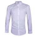 White Cotton Long Sleeve Formal Shirt for Men. 