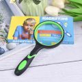 10X Magnifying Glass Handheld Reading Magnifier Non-Slip Soft Rubber Handle. 