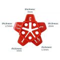 50pcs 1/1.5/2/2.5/3mm Wall Tiles Ceramic Gap Locator Floor Construction Tools Gap Manual Grout Pump Tile Spacers Angle Leveling. 