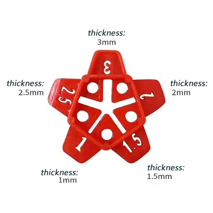 50pcs%201/1.5/2/2.5/3mm%20Wall%20Tiles%20Ceramic%20Gap%20Locator%20Floor%20Construction%20Tools%20Gap%20Manual%20Grout%20Pump%20Tile%20Spacers%20Angle%20Leveling%20-%20Image%207
