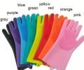 High Quality Silicone Dish Washing Kitchen Hand Gloves. 