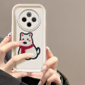 Tokifu For VIVO T4 5G With DIY Cute Puppy Sticker - Step Lens Full Pack Thickened Anti-Drop Silicone Phone Case. 