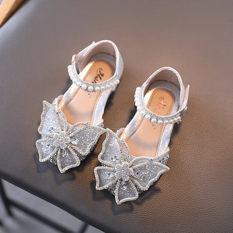 Princess Shoes Silver Shoes Baby Girl Summer Girls Sandals Fashion