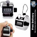 Hand Tally Counter, Tasbih, Tosbi Metal Tasbeeh With Finger Ring-Silver. 