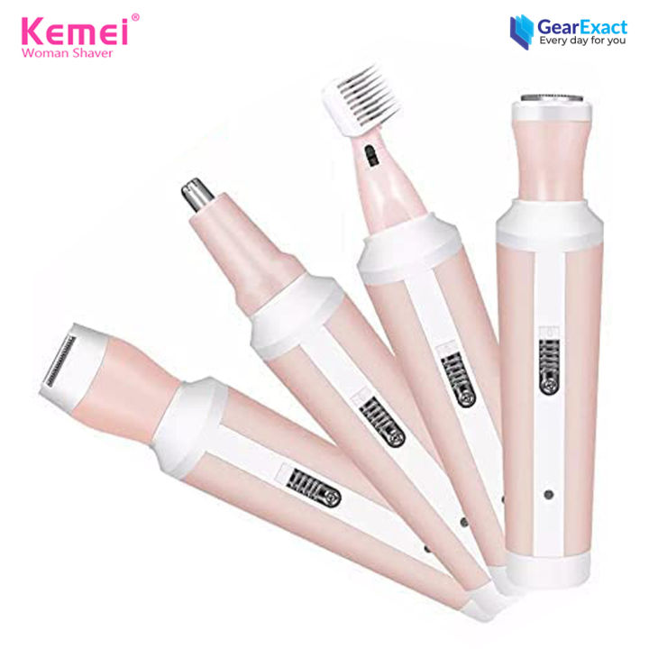 Kemei%20KM-3024%20Multifunctional%204%20in%201%20Face,%20Eyebrow,%20Nose,%20&%20Lady%20Shaver%20for%20Women%20-%20Image%202