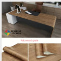 Wood grain self-adhesive wall stickers waterproof PVC wallpaper mural furniture decoration stickers home wallpaper 4x2 feet. 