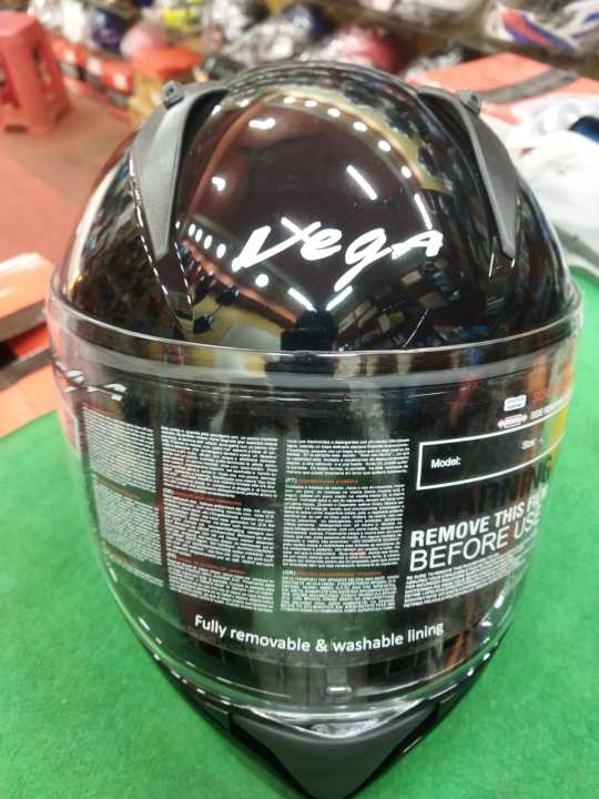 Vega%20Bolt%20Glossy%20Black%20Helmet%20Attached%20with%20Smoke%20Visor%20-%20Image%208