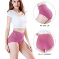 Women Underwear High Waist Cotton Panties Full Coverage Ladies Briefs- 1Pcs - Panty.