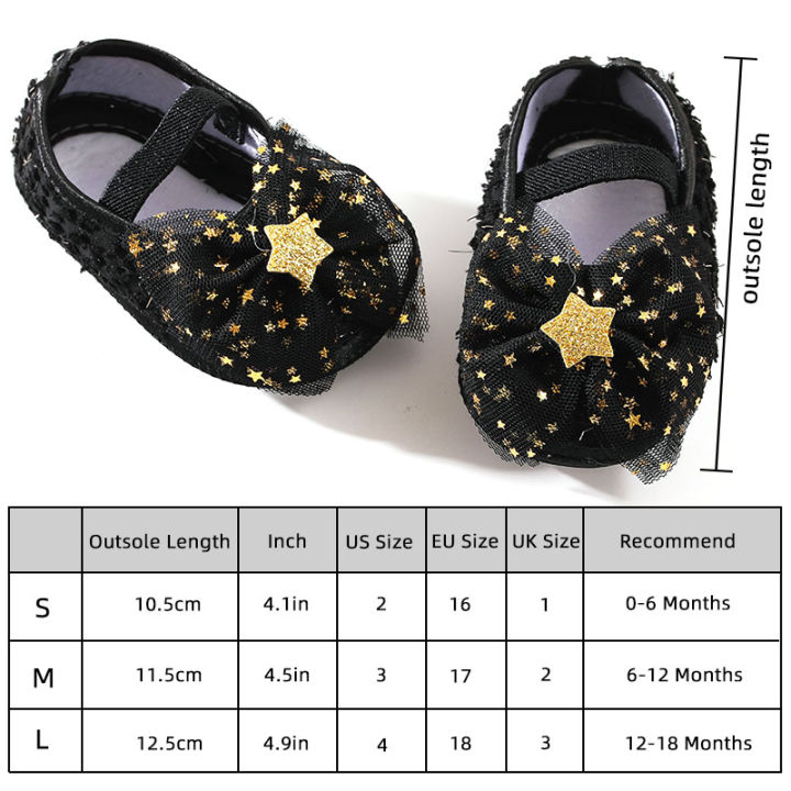 2pcs%20Baby%20Shoes%20+Baby%20Hairband%20Set%20Sequin%20Pentagram%20Flower%20Bow%20knot%20Baby%20Girls%20Flat%20Lace%20Princess%20Headdress%20Lace%20Soft%20Shoes%20Newborn%20Toddler%20Leaning%20Shoes%20-%20Image%208