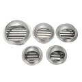 Durable Round Anti-bird And Rat Prevent Pest Ducting Ventilation Grilles Vent Outlet Cover Exterior Wall Air Vent Vents Waterproof Cap. 