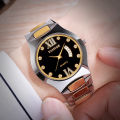 TAISIGE Manufacturer Supply High-End Watch Roman Diamond Calendar Solid Tungsten Steel Gold Deep Waterproof Men's Watch. 