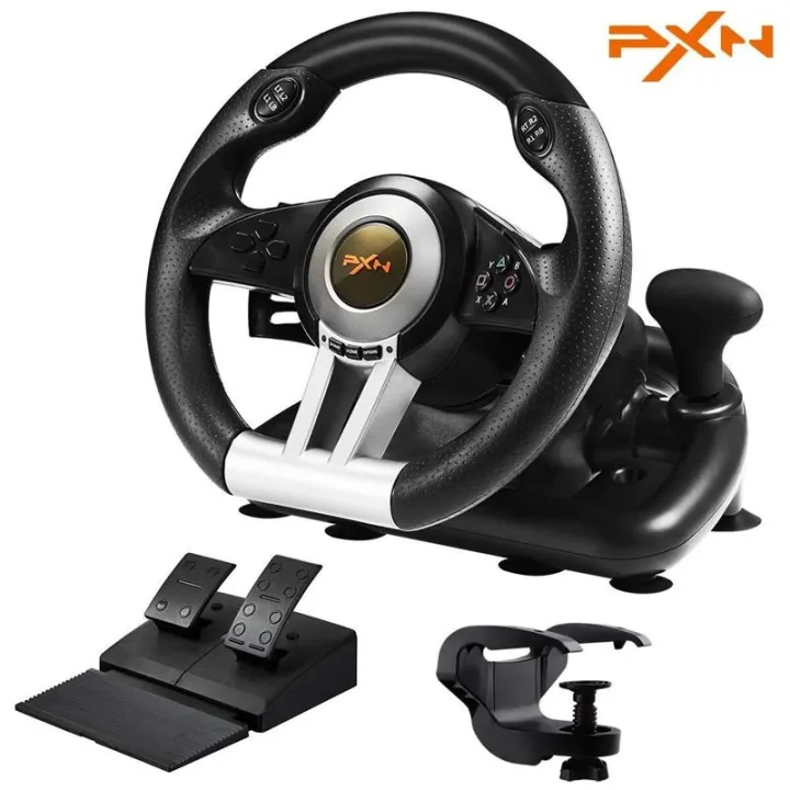 PXN V3 Pro Gaming Racing PC Steering Wheel Racing Game for PS3/PS4/Xbox One/Switch/Xbox Series X/S