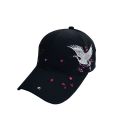 New Women's Hats Chinese Style Embroidery Crane Curved Brim Caps Fashion Versatile Baseball Cap Spring and Summer Sun Hat.