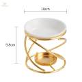 Essential Oil Burner, Oil Warmer with Ceramic Bowl Tealight Holder, Scented Melt Burner, Aroma Oil Burner for SPA Bedroom Yoga Decoration. 