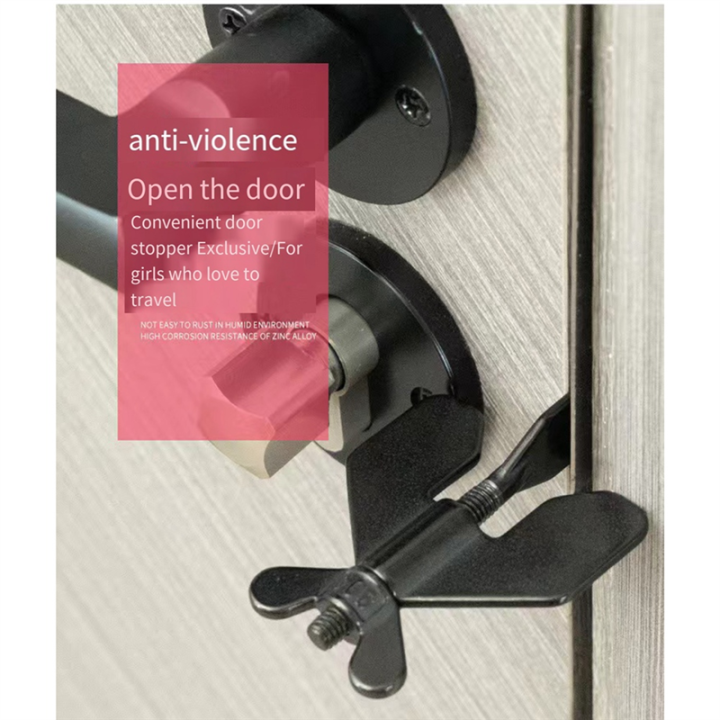 Portable%20Door%20Lock%20Stainless%20Steel%20Privacy%20Extra%20Security%20Lock%20Anti%20Theft%20Travel%20Safety%20Inside%20Door%20Lock,%20Easy%20to%20Use%20-%20Image%203
