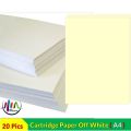 Cartridge Paper Off White (A4) - 20 Pcs. 