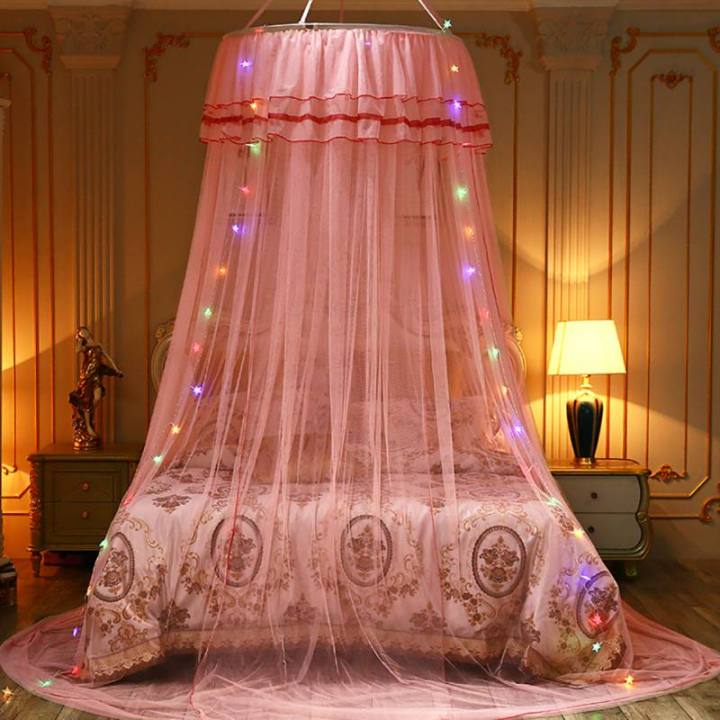 Mesh%20Hung%20Dome%20Mosquito%20Net%20Bed%20Canopy%20Princess%20Decor%20Fits%20Crib%20Twin%20Double%20Full%20Queen%20Bed%20Kids%20Baby%20Girls%20Cartoon%20Canopy%20-%20Image%202