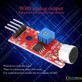 Cn07 Cn-07 Microphone Sound Sensor Module Dc 3.3V 5V Voice Sensor Hi-Gh Sensitivity Sound Detection Whistle Module Analog Sound Recognition Sensor Intelligent Vehicle Sensor Clap Lights On Sensor - Power Bank Circuit. 