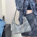 HAEX Fashion Design Women's Bag 2022 Trend Korean Style Chains Ladies Underarm Shoulder Bags Daily Sac A Main Femme Shoppers.