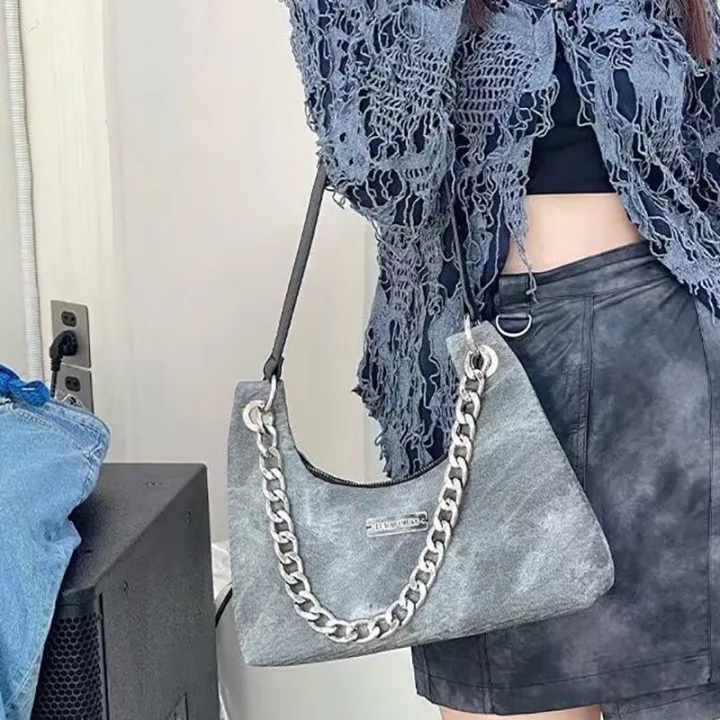 HAEX%20Fashion%20Design%20Women's%20Bag%202022%20Trend%20Korean%20Style%20Chains%20Ladies%20Underarm%20Shoulder%20Bags%20Daily%20Sac%20A%20Main%20Femme%20Shoppers%20-%20Image%203