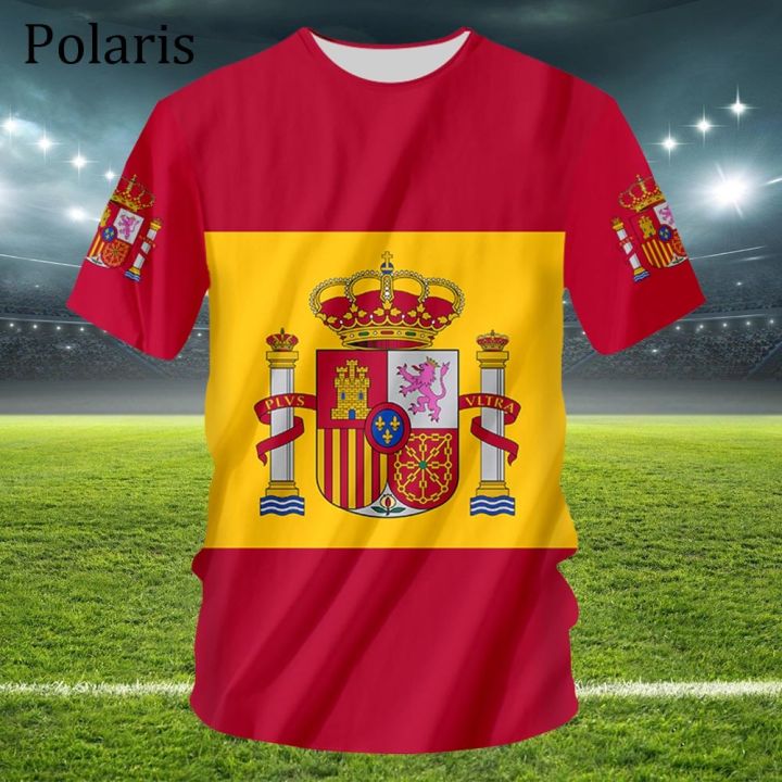 Spain%20Flag%20T%20Shirt%20National%20Emblem%20Football%20Jersey%20Cycling%20Clothes%20Basketball%20Soccer%20Tees%20Reino%20de%20Espa%C3%B1a%20-%20Image%203