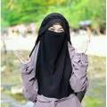 Niqab Muslim Hijab 2 Layers Face Cover - Hijab. 
