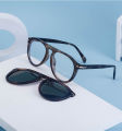 2023 Round Frame Retro Man Magnetic Suction Sunglasses Fashion Anti Blue Light Optical Glasses UV400 Sunglasses Man. 