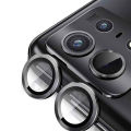 for Motorola Edge 50 Camera Lens Protector, Individual Metal Ring Tempered Glass Scratch Resistant Ultra-Thin HD Clear Lens.