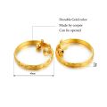 【Beiver Jewelry Store  】Ethlyn 2pcs/lot Dubai Gold Bangle for Girls/Baby/Kids Charm Bells Lucky Jewelry Child Christmas Gifts B133. 