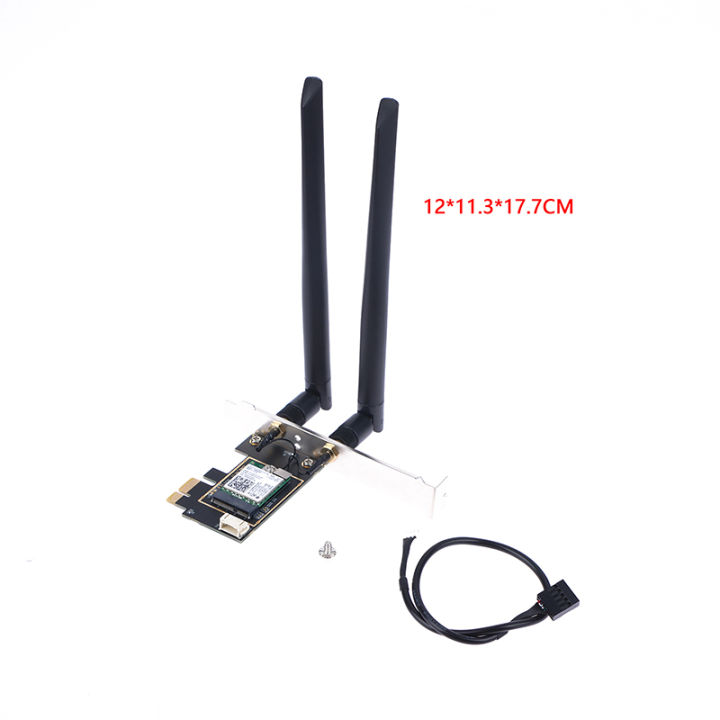 2.4G/%205G%20Dual%20Band%20Intel%207260AC%20Built-in%20Wireless%20PCI-E%20Card%20For%20Desktop%20PC%201200Mbps%20Bluetooth%204.0%20Stability%20PCi%20Express%20Wifi%20Adapter%20Hudduo%20-%20Image%202