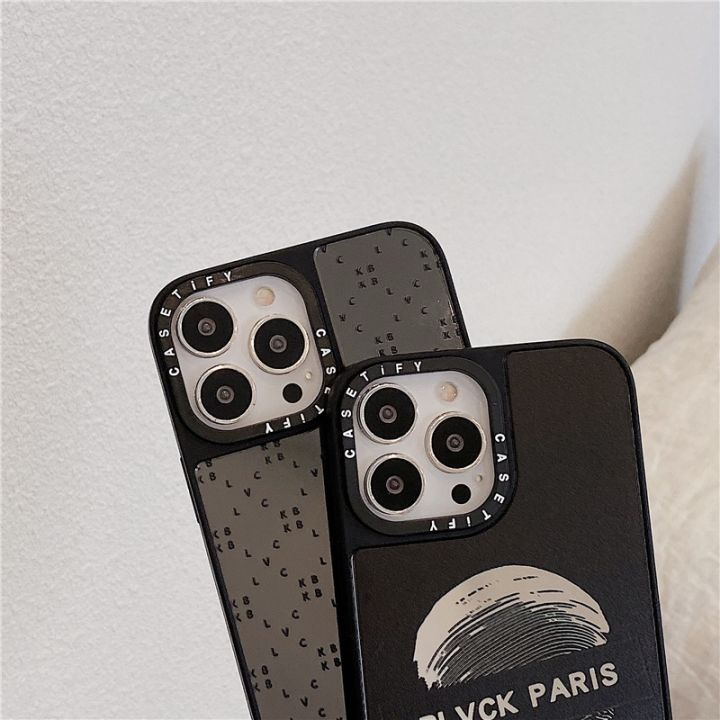 CASETiFY%20BLVCK%20Skull%20snake%20Melancholy%20Mirror%20Case%20iPhone%2013%20Pro%20MAX%2012%2011%20Pro%20MAX%20XR%20X%20XS%20MAX%206/7/8%20Plus%20SE2020%2013%2012%20Mini%20TPU%20Shockproof%20Phone%20Cover%20Back%20Cute%20Fashion%20INS%20Style%20Casing%20-%20Image%205