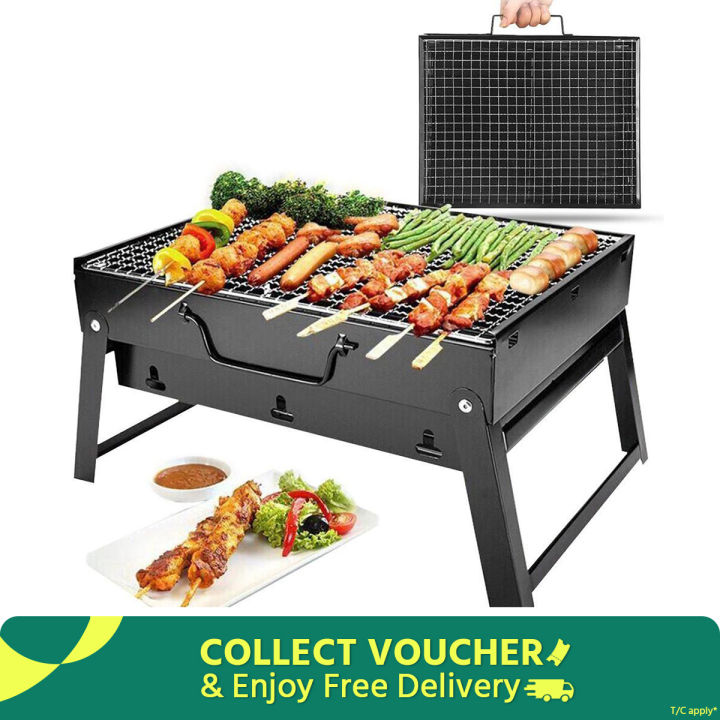 Portable barbecue machine BBQ-black - Great to Have
