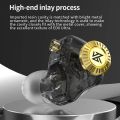 KZ EDX Ultra In Ear Headphones Dynamic Wired Headphone Noise Cancelling 3.5mm Plug Stereo Earphone for Music Sport Storage Bags.
