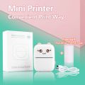 PIX Mini Printer Machine Wireless Portable Thermal POS Pocket Mobile Printer Short Hand Printer Papering Mini Thermal Bluetooth Pocket. 