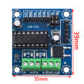 MINI L293D Motor drive expansion Development board Motor drive module for Arduino UNO MEGA2560 R3. 