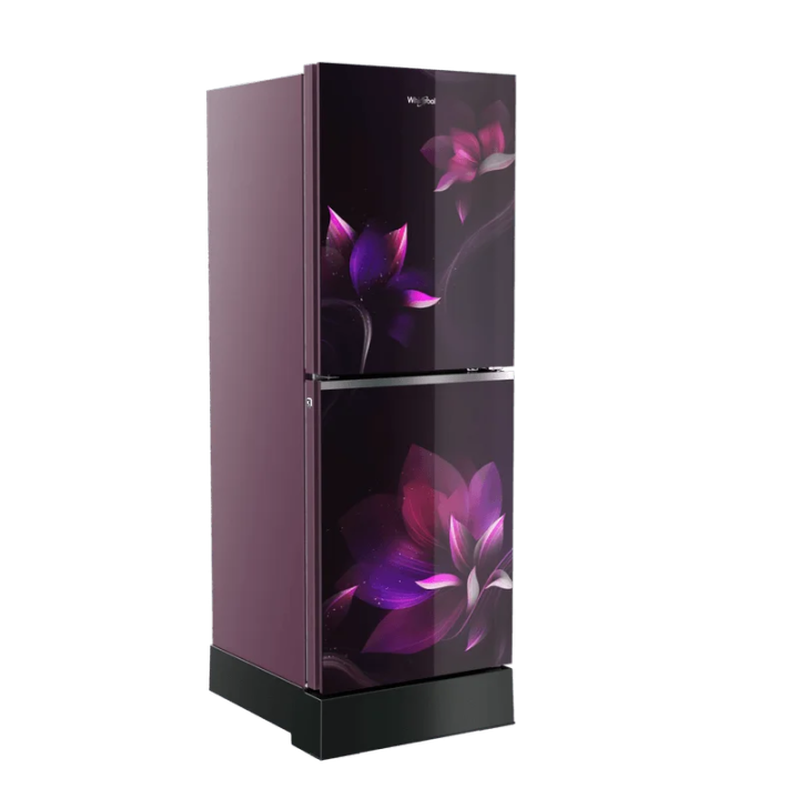 Whirlpool%20Fresh%20Magic%20Pro%20236L%20Glass%20Door%20Floral%20X%20Frost%20Refrigerator%20(Purple)%20with%20Free%20Delivery%20-%20Image%202