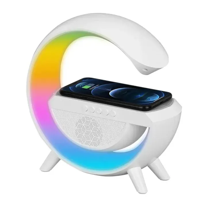 New Smart Bluetooth Speaker Projection Lamp Wireless Charging Bedside