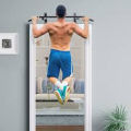 Wall Mounted Pull Up Chin Up Bar - Black. 