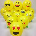 50 Piece Emoji Balloon Happy Birthday Balloons. 