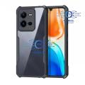 for Vivo V25 5G / Vivo V25e Case Edge-Reinforced Shockproof Hard Transparent Phone Cover.