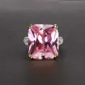 【happy one】Dubai Male Female Big Cubic Zircon Stone Ring Color Option for Wedding Promise Engagement Rings for Woman R-157. 